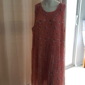 Ava & Viv Sleeveless Maxi Dress NWT